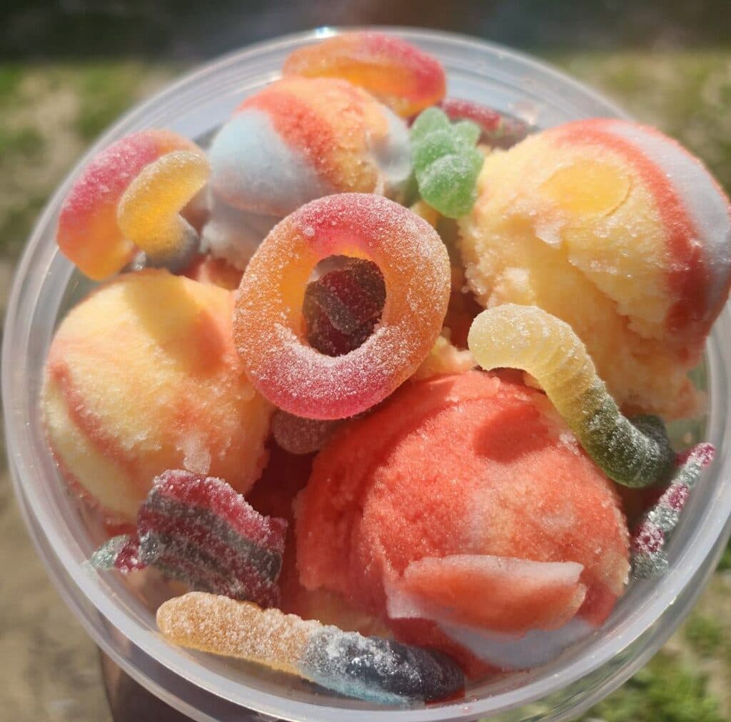 Tropical Fantasy water ice from Frozen Fantasies