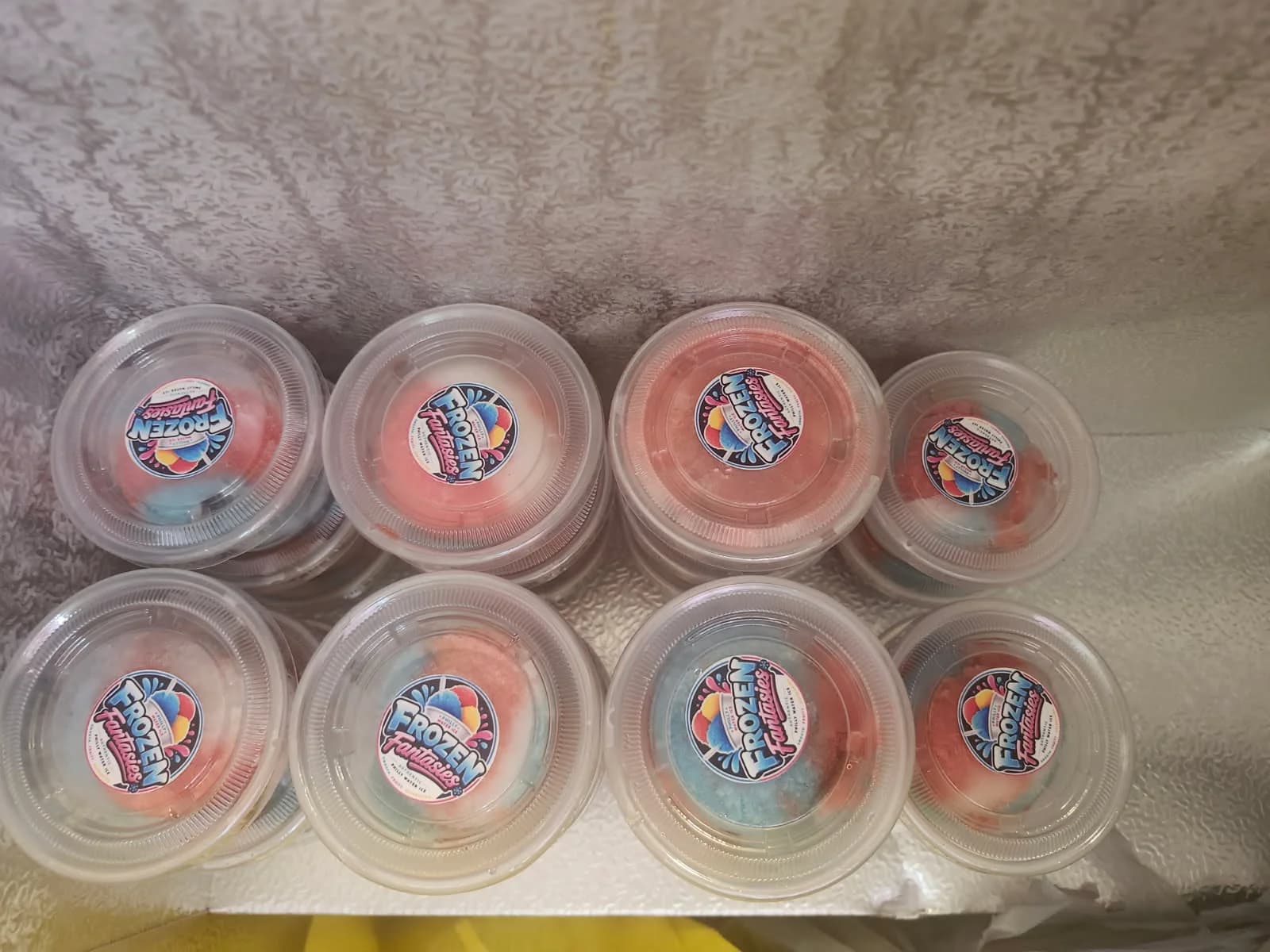 Firecracker water ice cup from Frozen Fantasies